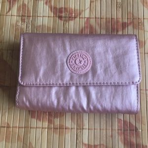 Kipling “Pixi” Rose Gold Medium Organizer Wallet